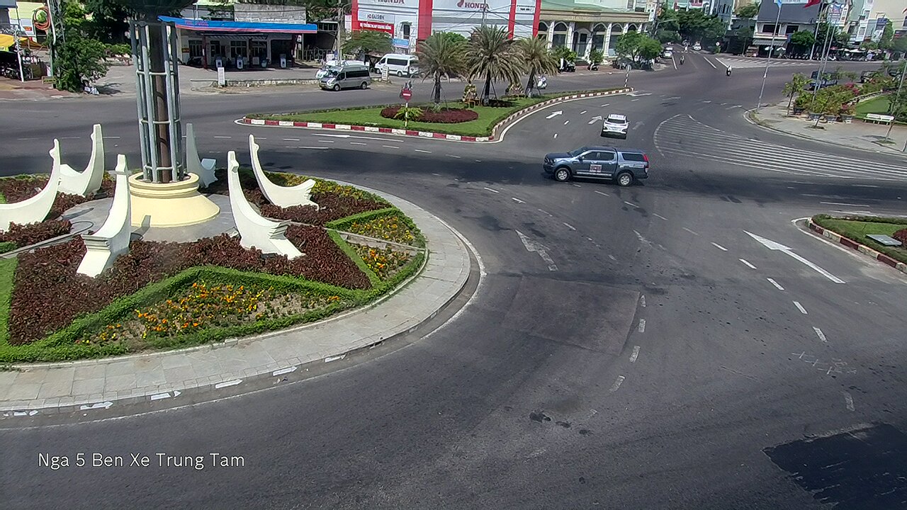 Xem camera giao thông Quy Nhơn Bình Định hình ảnh camera tuyến đường Ngã 5 Bến xe Trung tâm tỉnh