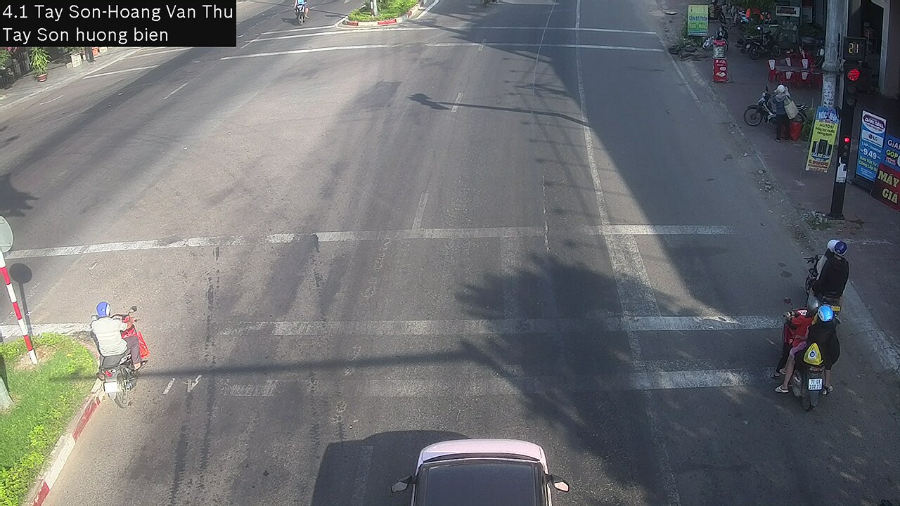 Xem camera giao thông Quy Nhơn Bình Định hình ảnh tuyến đường Ngã 3 Tây Sơn - Hoàng Văn Thụ 2 