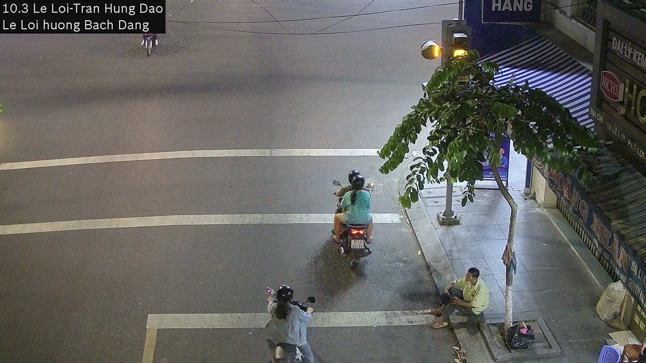 Xem camera giao thông Quy Nhơn Bình Định hình ảnh tuyến đường Nút giao Lê Lợi - Trần Hưng Đạo 