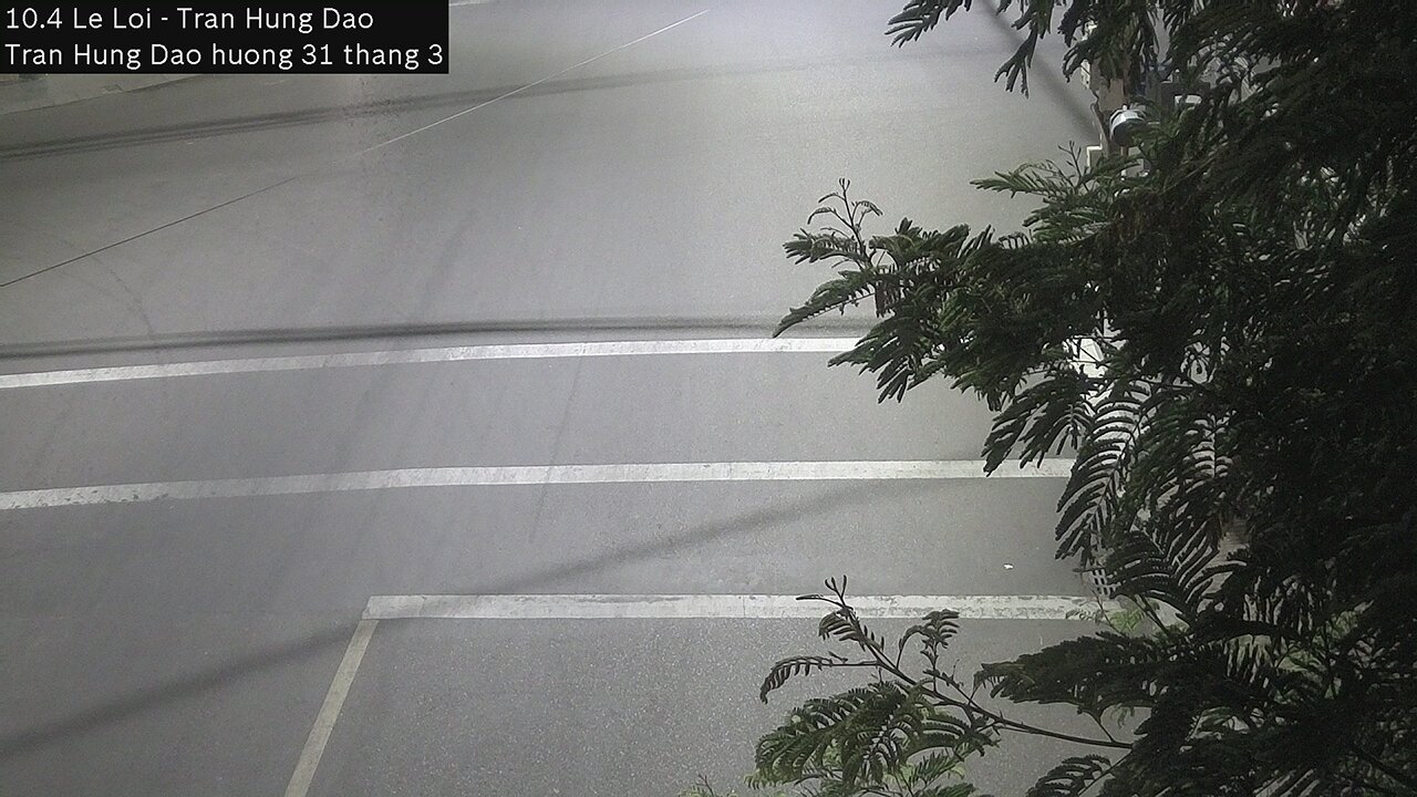 Xem camera giao thông Quy Nhơn Bình Định hình ảnh tuyến đường Nút giao Trần Hưng Đạo - Lê Lợi 