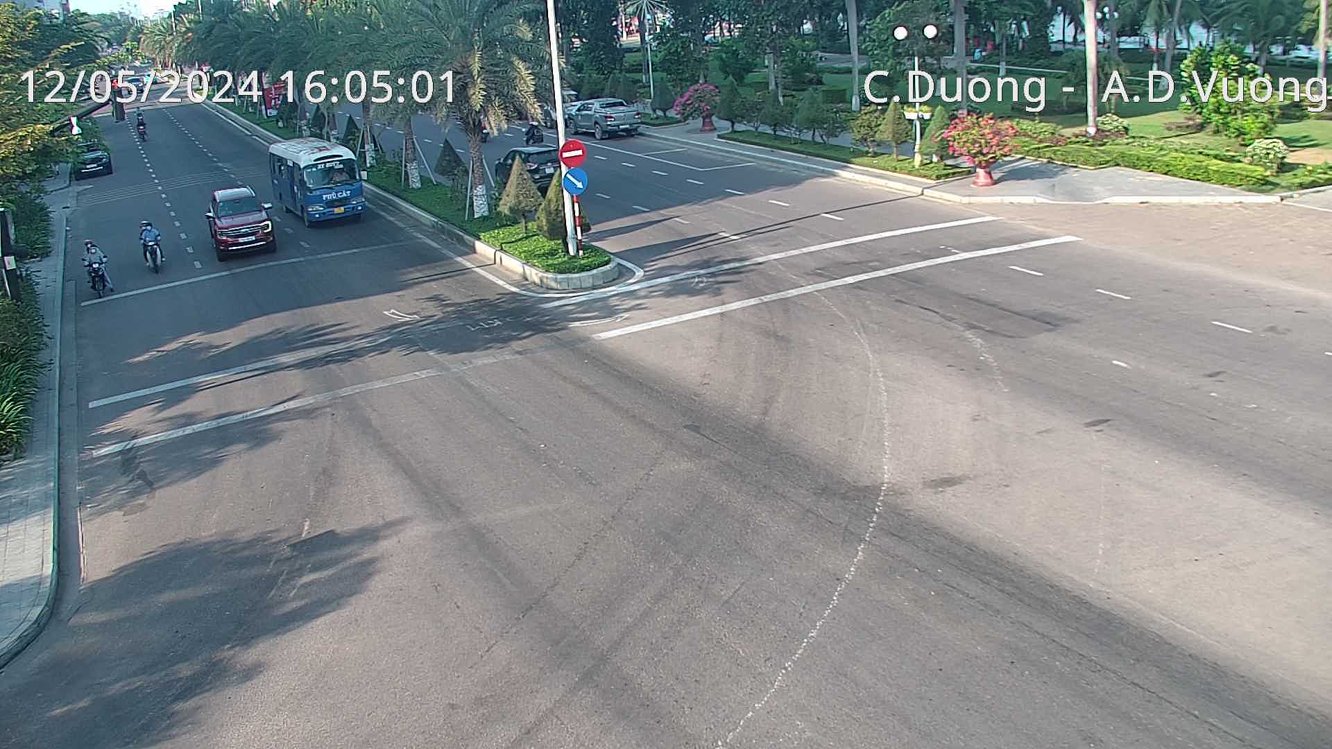 Xem camera giao thông Quy Nhơn Bình Định hình ảnh camera tuyến đường Ngã 3 Chương Dương - An Dương Vương