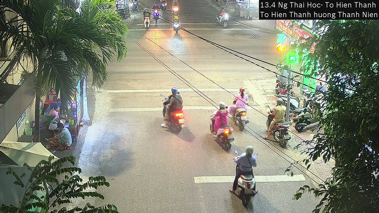 Xem camera giao thông Quy Nhơn Bình Định hình ảnh camera tuyến đường Tô Hiến Thành - hướng đi Hoàng Văn Thụ