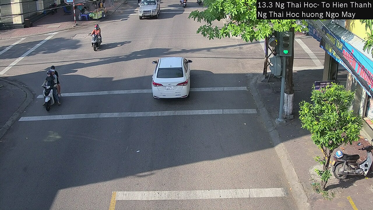 Xem camera giao thông Quy Nhơn Bình Định hình ảnh camera tuyến đường Nguyễn Thái Học - hướng đi Ngô Mây