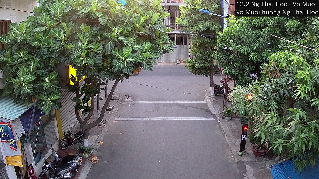 Xem camera giao thông Quy Nhơn Bình Định hình ảnh camera tuyến đường Võ Mười -  hướng đi Hoàng Văn Thụ