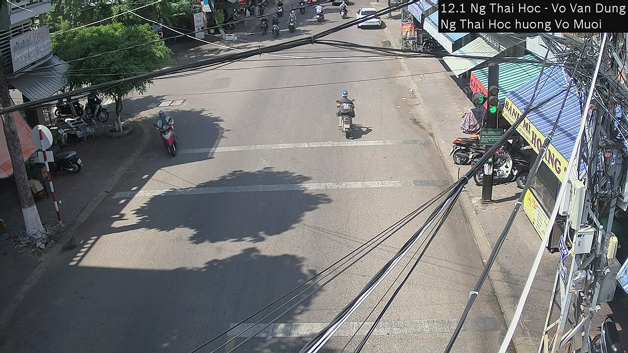 Xem camera giao thông Quy Nhơn Bình Định hình ảnh camera tuyến đường Nguyễn Thái học - hướng đi Nguyễn Tất Thành